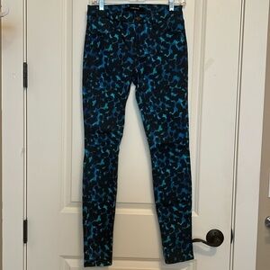 J Brand Luxury Indigo Ink Blue Black Super Skinny Jeans Women’s 26 / 0-2